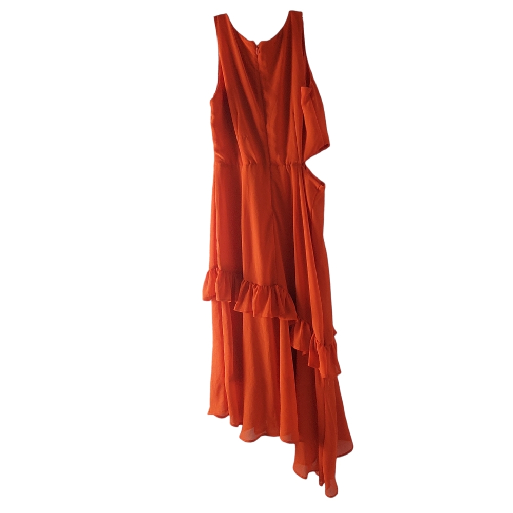 Sam Edelman Ruffle Cutout Midi Dress Large size 10
